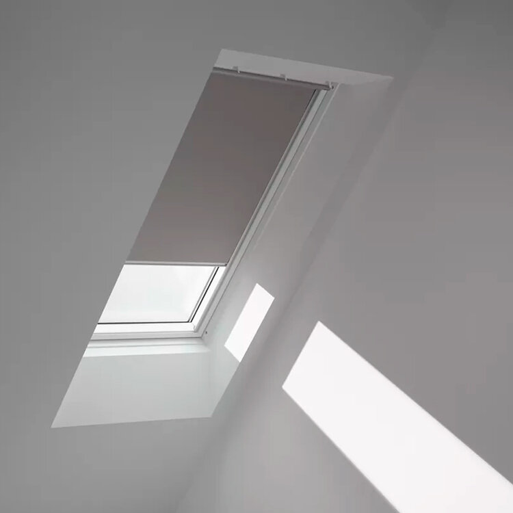 Velux rolgordijn grijs (wit) DKL MK06 0705SWL