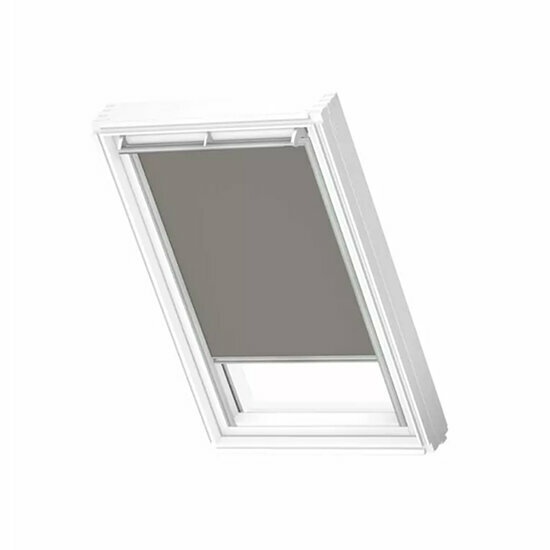 Velux rolgordijn grijs (wit) DKL SK01 0705SWL