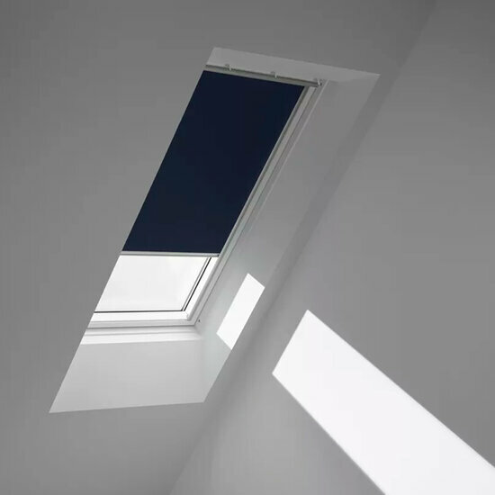 Velux rolgordijn blauw (wit) DKL SK10 1100SWL