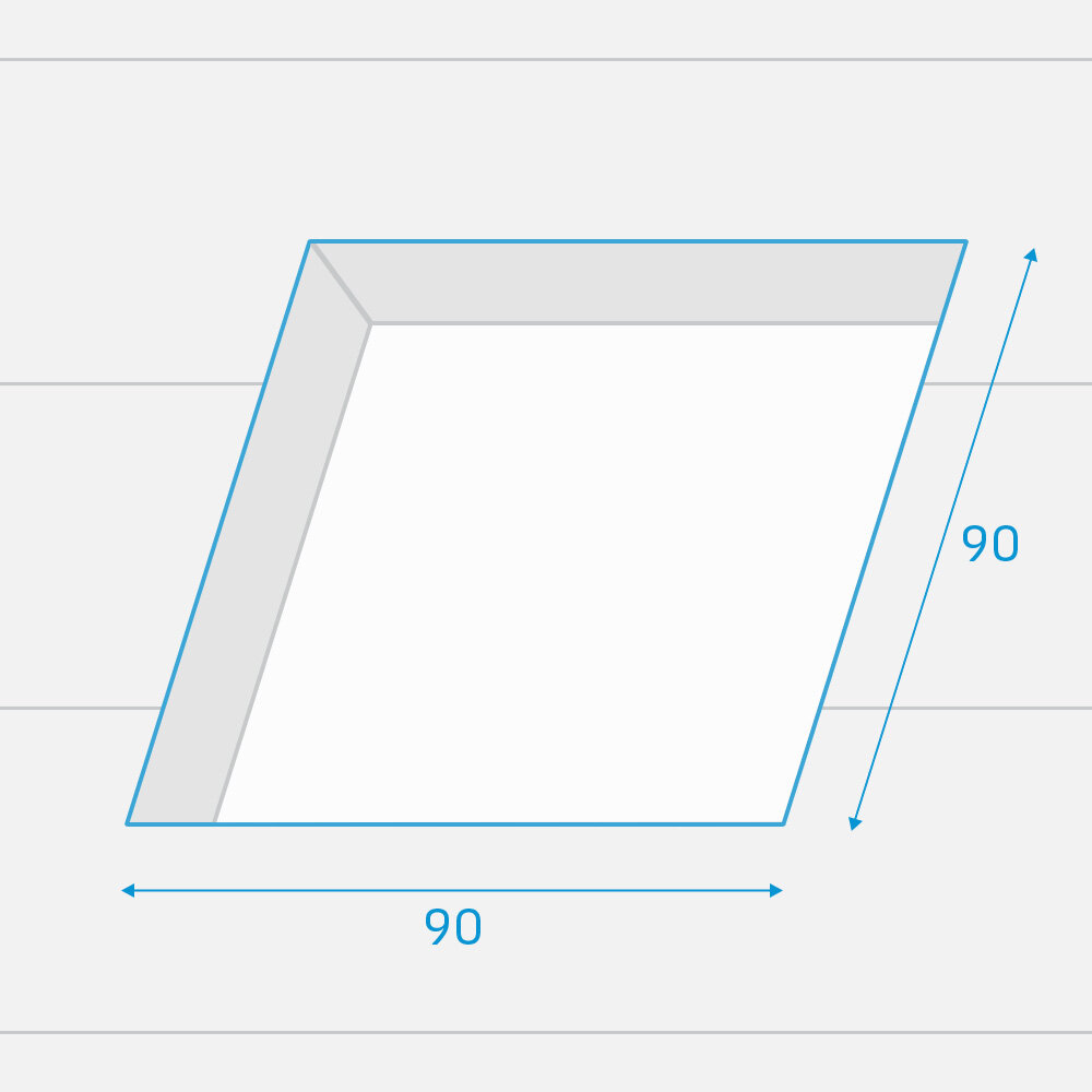 Fakro lichtkoepel vlak glas elektrisch DEG 90x90 cm