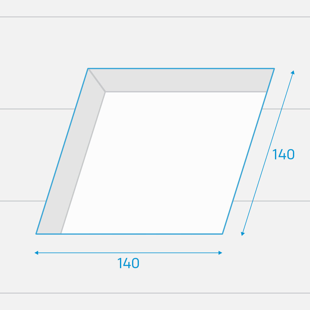Fakro lichtkoepel elektrisch DEC-C P2 140x140 cm