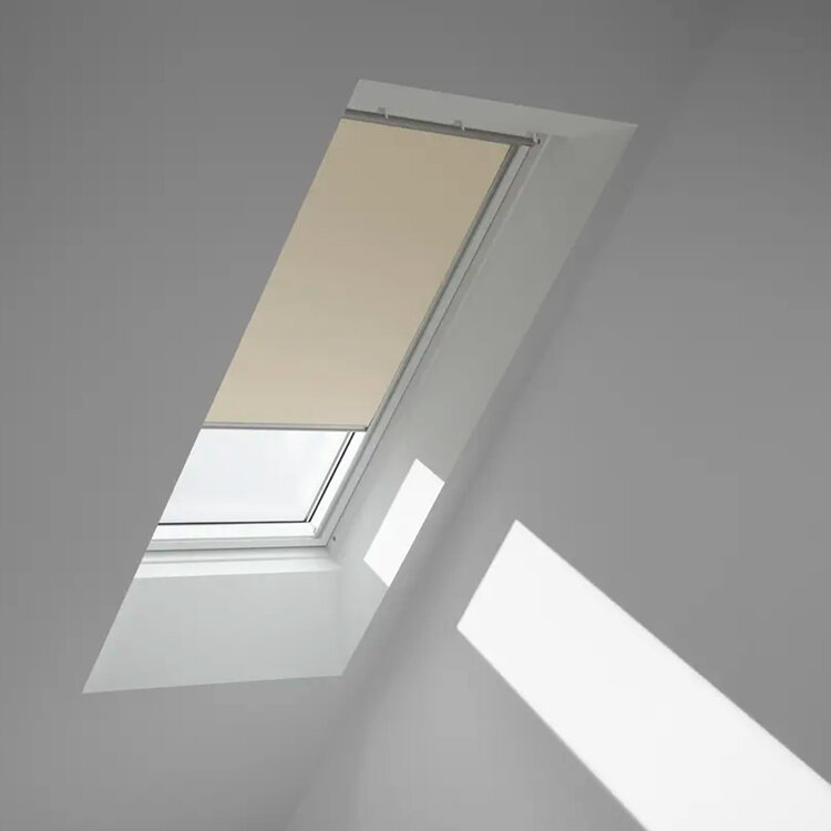 Velux rolgordijn beige (wit) DKL PK04 1085SWL