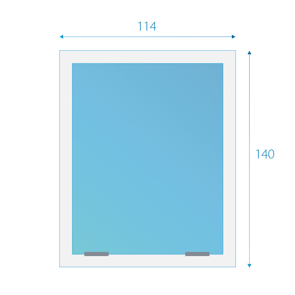 Fakro wit tuimeldakraam onderhoudsarm FTU-V U41 114x140 cm