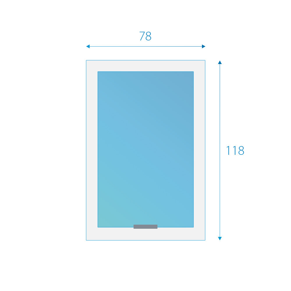 Fakro wit tuimeldakraam onderhoudsarm FTU-X P50 78x118 cm