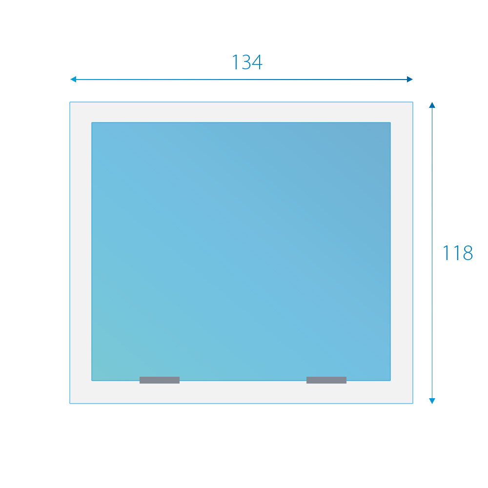 Fakro wit tuimeldakraam onderhoudsarm FTU-X P50 134x118 cm