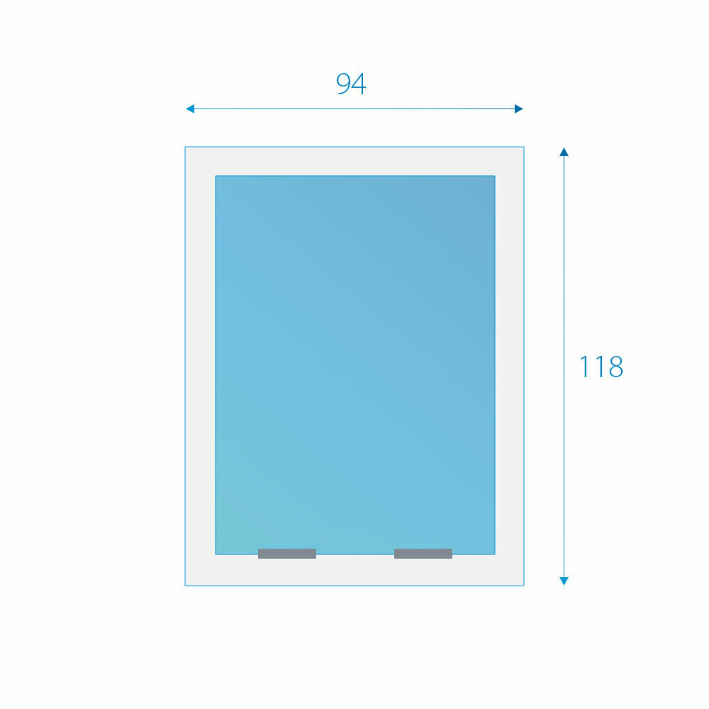 Fakro wit tuimeldakraam FTW-V U41 94x118 cm