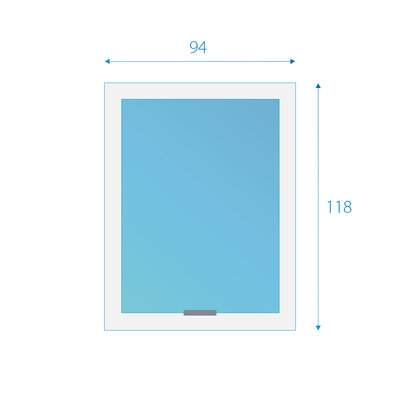 Fakro wit tuimeldakraam onderhoudsarm FTU-V U3 94x118 cm