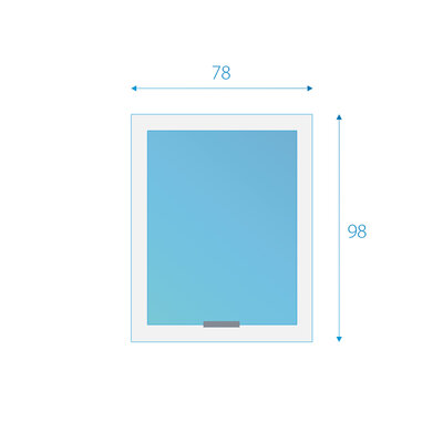 Fakro wit tuimeldakraam onderhoudsarm FTU-V U3 78x98 cm