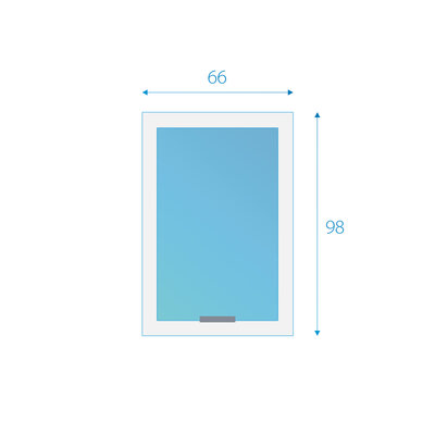Fakro kunststof tuimeldakraam PTP-V U3 66x98 cm