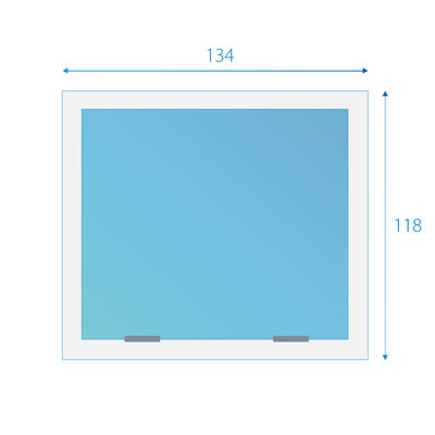 Fakro kunststof tuimeldakraam PTP-V U3 134x118 cm