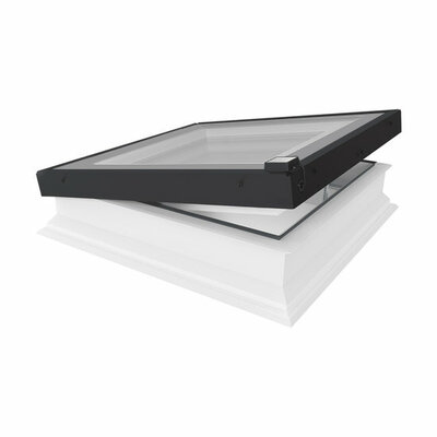 Fakro lichtkoepel vlak glas elektrisch DEG 60x60 cm