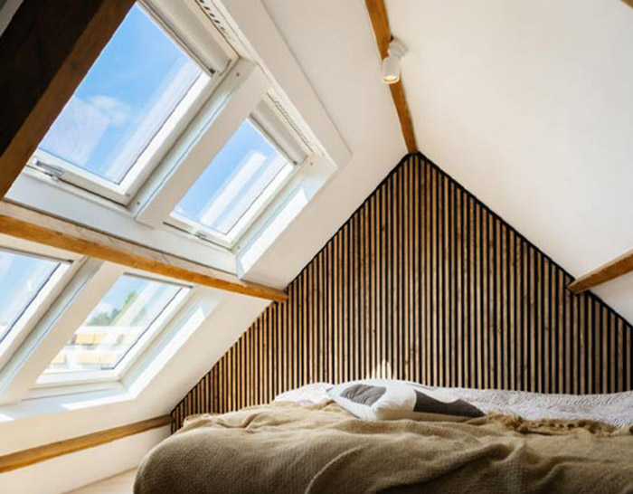 FAKRO dakramen in combinatie