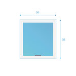 Fakro wit tuimeldakraam onderhoudsarm FTU-V U3 94x98 cm Fakro wit tuimeldakraam onderhoudsarm FTU-V U3 94x98 cm