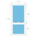 Fakro Balkondakraam Galeria FGU-X 114x255 cm Fakro Balkondakraam Galeria FGU-X 114x255 cm