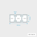 Fakro 3-in-1 set koppelgootstukken 78x118