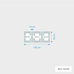 Fakro 3-in-1 set koppelgootstukken 55x78 Fakro 3-in-1 set koppelgootstukken 55x78