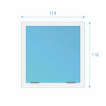 Fakro wit tuimeldakraam FTW-V U3 114x118 cm Fakro wit tuimeldakraam FTW-V U3 114x118 cm