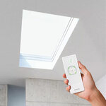 Fakro lichtkoepel elektrisch opaal DEC-M P2 120x220 cm