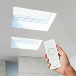 Fakro lichtkoepel elektrisch opaal DEC-M P2 60x60 cm