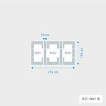 Fakro 3-in-1 set koppelgootstukken 66x118